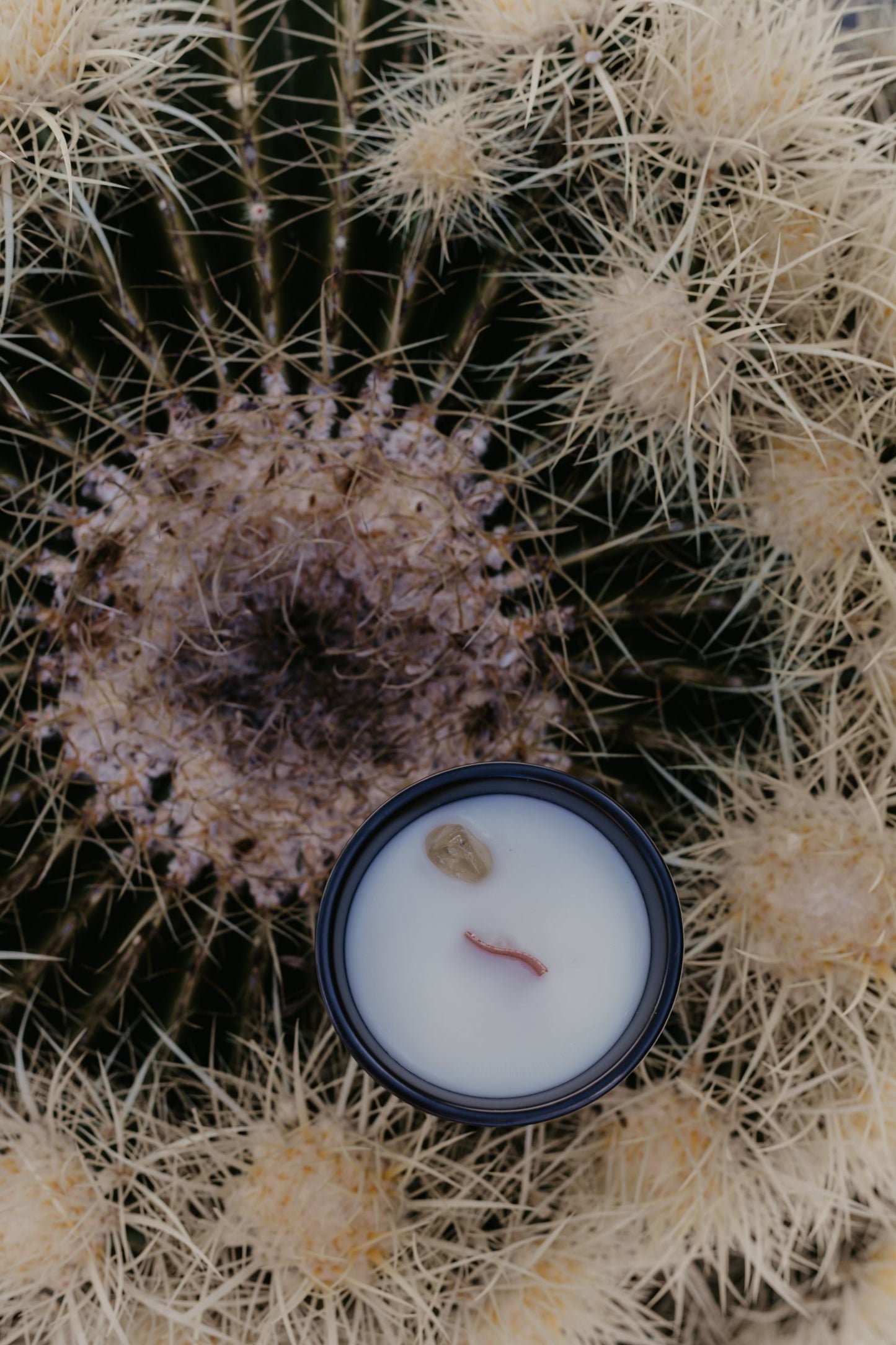 Heavenly Frankincense, Jasmine & Fresh Mandarins Candle with CITRINE